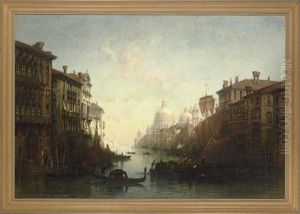 Gondolas On The Grand Canal