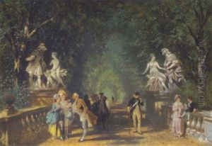 Sonntag Im Park by Johann Friedrich Hennings