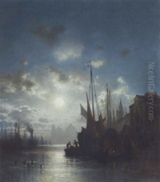 Mondnacht Im Hafen - view 1