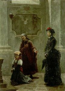 Betende Frauen In Einer Kirche Betende Frauen In Einer Kirche