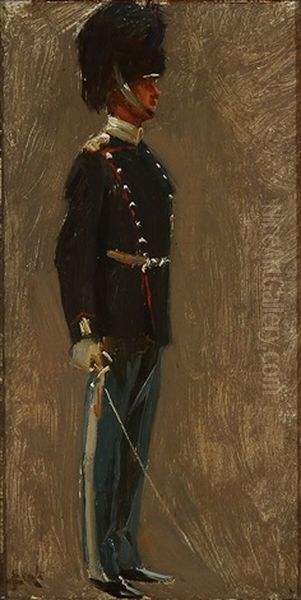 An Officer From The Royal Danish Life Guards - view 1