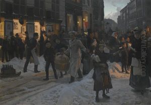 Christmas Time, Copenhagen by Erik Ludwig Henningsen