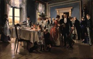The Dinner Party by Erik Ludwig Henningsen