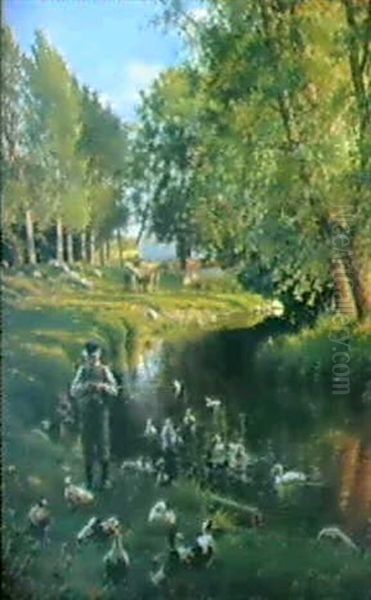 Dreng Ved Andedam - view 1