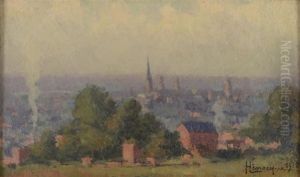 Rouen Pres Du Cimetiere Du Nord, 1912 by Narcisse Henocque