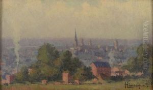Rouen Pres Du Cimetiere Du Nord by Narcisse Henocque