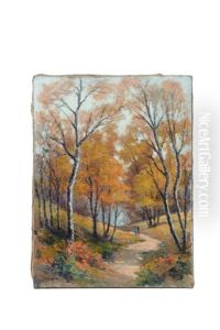 Sous Bois En Automne by Narcisse Henocque