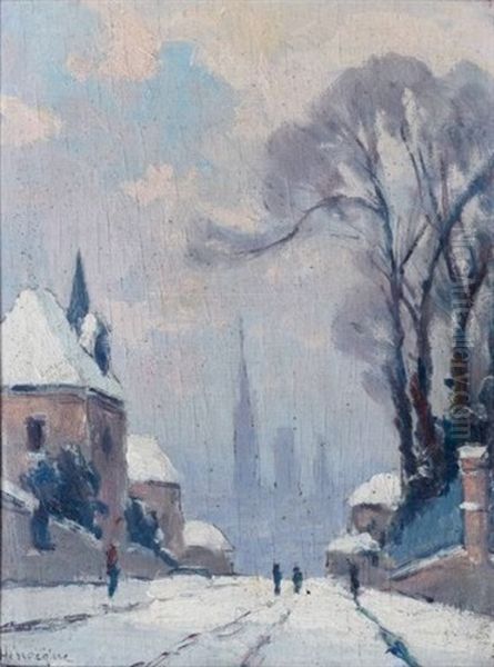 Paysage De Neige, Bihorel, Rue D'etancourt - view 1