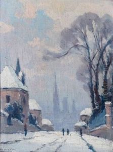 Paysage De Neige, Bihorel, Rue D'etancourt
