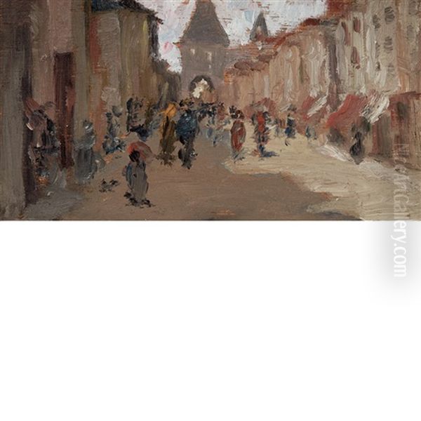 Street In Moret-sur-loing - view 1