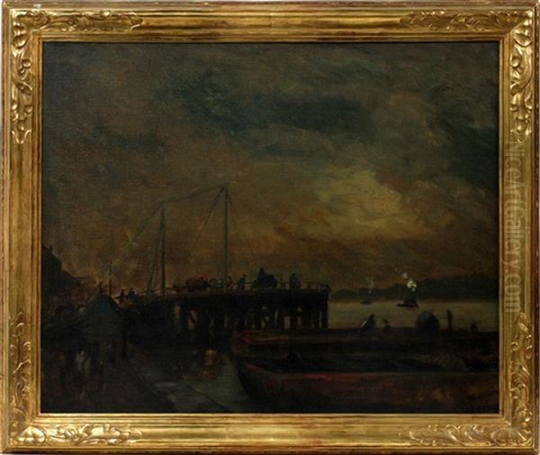 Coal Pier At The North River - view 1