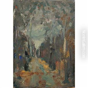 Forest At Fontainebleau by Robert Henri