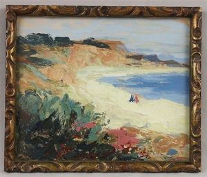 Figures On A Beach, La Jolla, California Figures On A Beach, La Jolla, California