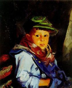 Boy With Green Cap (chico) by Robert Henri