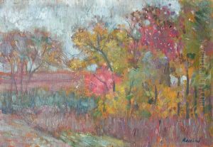 Jardin En Automne by Vladimir Baranoff-Rossine