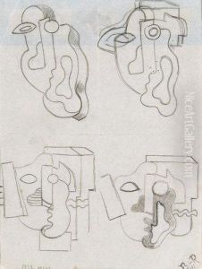 Etudes Cubistes by Vladimir Baranoff-Rossine