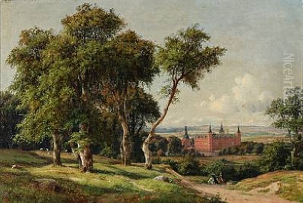 View Towards Frederiksborg Castle In Hillerod, Denmark - view 1