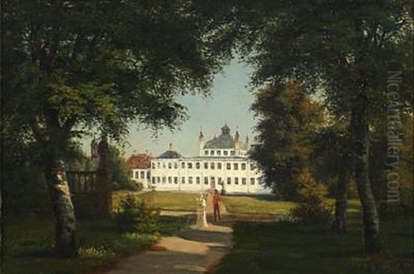 Gardenscape From Fredenborg Castle - view 1