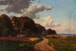 Danish Summer Day Near The Coast by Carsten Henrichsen