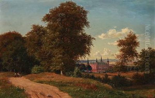 Summer Day In Hillerod With A View Towards Frederiksborg Castle, Denmark - view 1
