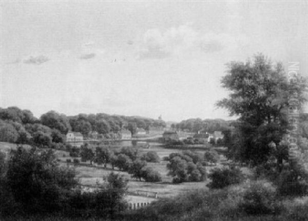 View Of The Village By The Lake - view 1
