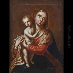 Madonna Col Bambino by Johann Josef Karl Henrici
