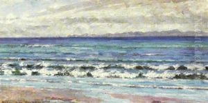 Udsigt  Over Kattegat Med Kig Mod Kullen by Marie Henriques