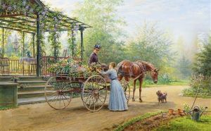 Flower Seller by Edward Lamson Henry