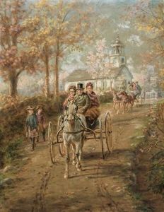 Coming Home From Church by Edward Lamson Henry