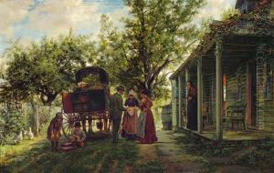 The Itinerant Peddler Displaying His Wares by Edward Lamson Henry