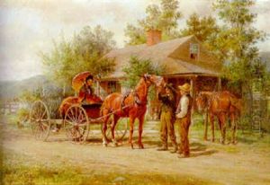 Testing His Age by Edward Lamson Henry