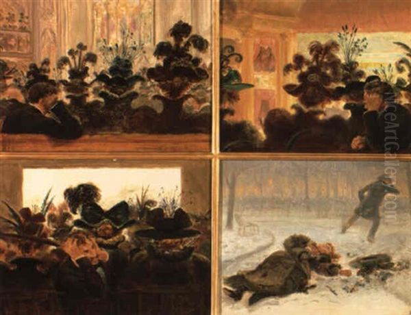 The Artist's Commentary On Women's Hats - view 1