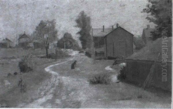 New England Village Scene - view 1