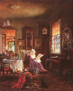 Reading The News by Edward Lamson Henry