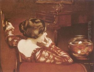 Pensive by George Henry