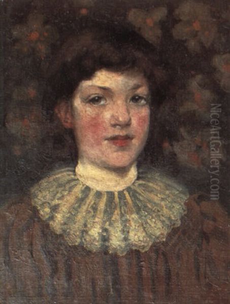 Little Girl In Brown - view 1