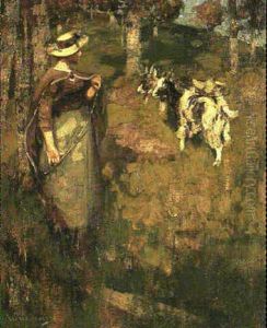 The Goatherd by George Henry