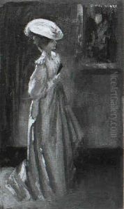 Viewing An Exhibition by George Henry