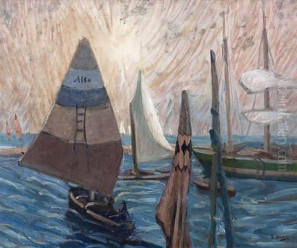 Sailing Boats, Chioggia - view 1