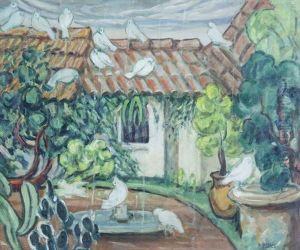 Doves In Tuscany by Grace Henry