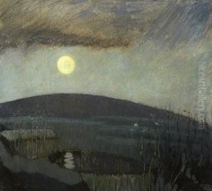Moonlight On Lake by Grace Henry