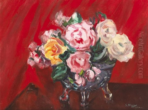 Roses In A Vase - view 1