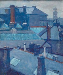 View Over Rooftops, Trinity College