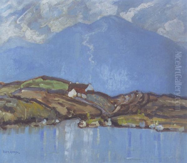 Cottages By A Lough, Connemara - view 1