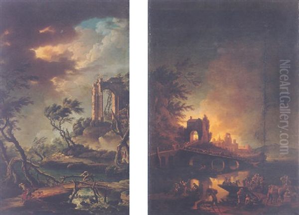 Coastal Landscape With A Storm - view 1