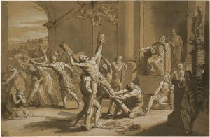 Das Martyrium Des Hl. Andreas by Antonio Baratti