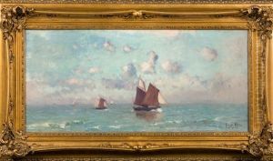 Barque De Peche Par Legere Brise Barque De Peche Par Legere Brise