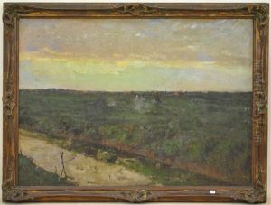 Paysage De Campagne by Frans Hens