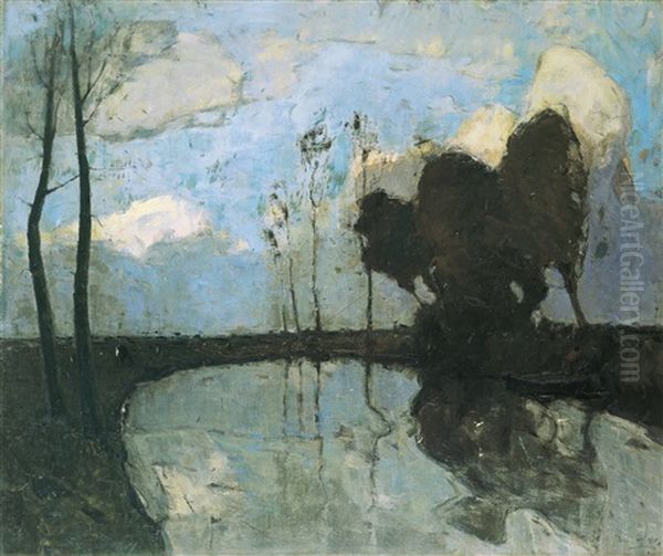 L'etang - Soir Orageux - view 1