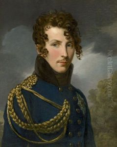 Portrait Prinz Wilhelm Von Preusen D. A. In Der Uniform Des Brandenburgischen Dragoner-regiments Prinz Wilhelm